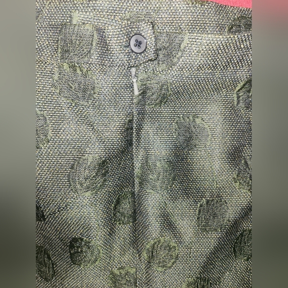 Carlisle Gray Floral Midi Skirt Size 18 - Picture 3 of 6